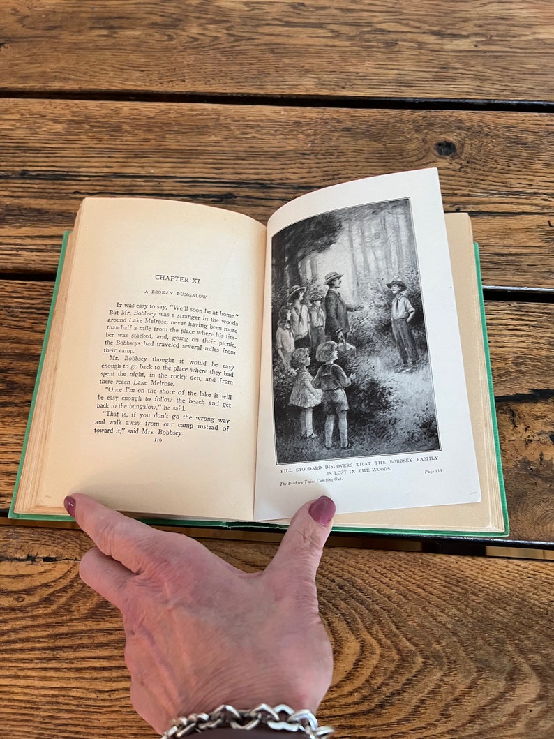 The Bobbsey Twins Camping Out 1923 by Laura Lee Hope/Vintage Bobbsey Twins Book image 9
