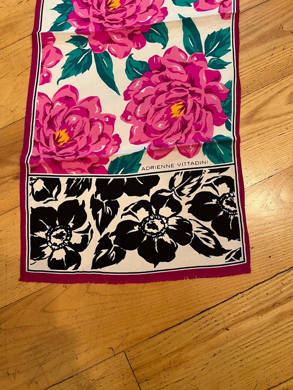 Adrienne vittadini deals silk scarf