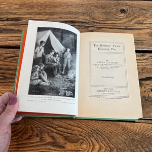 The Bobbsey Twins Camping Out 1923 by Laura Lee Hope/Vintage Bobbsey Twins Book image 5