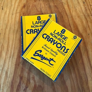 Vintage Sargent Plasti-color 16 Pencil Crayons 