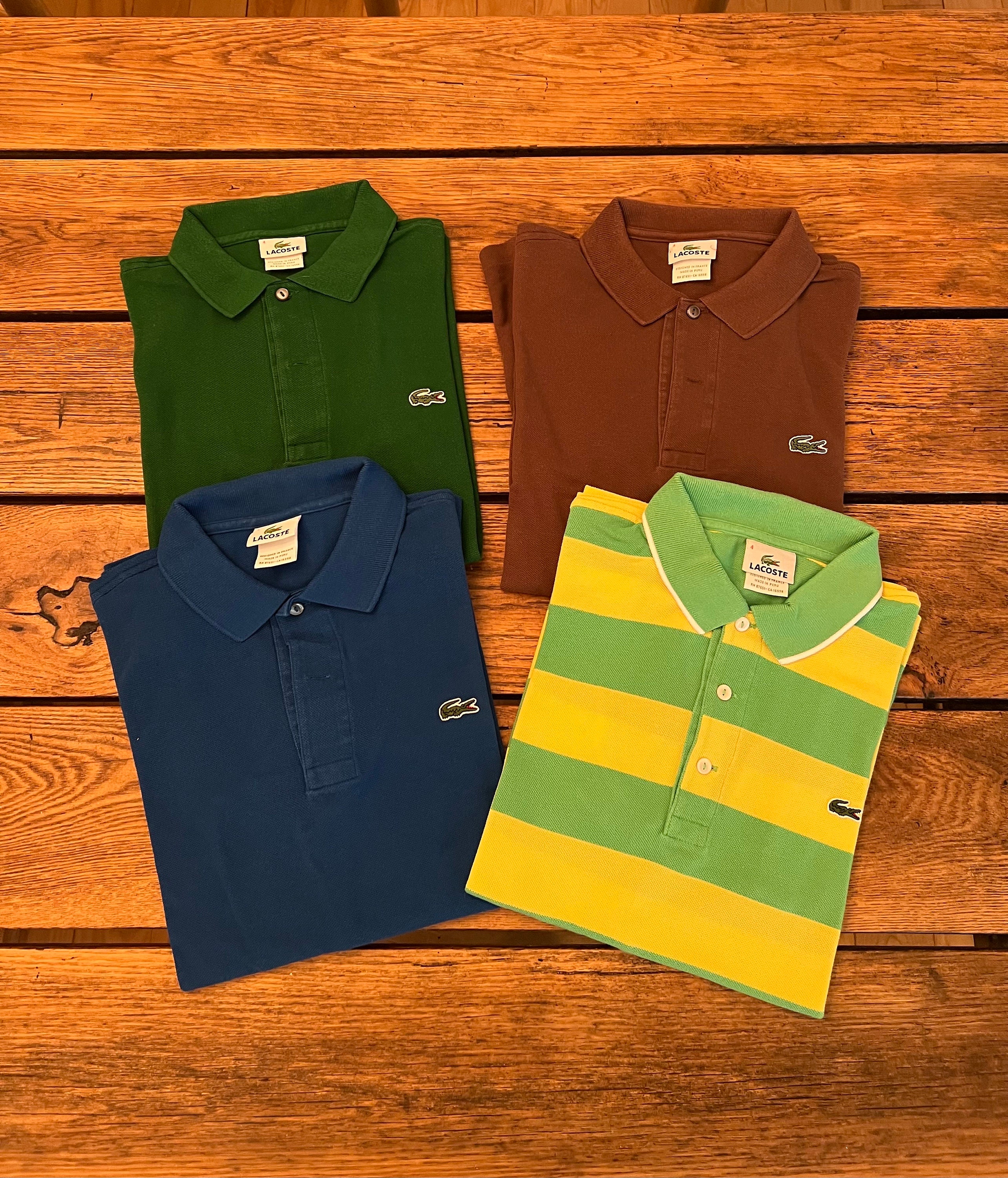 lacoste polo vintage
