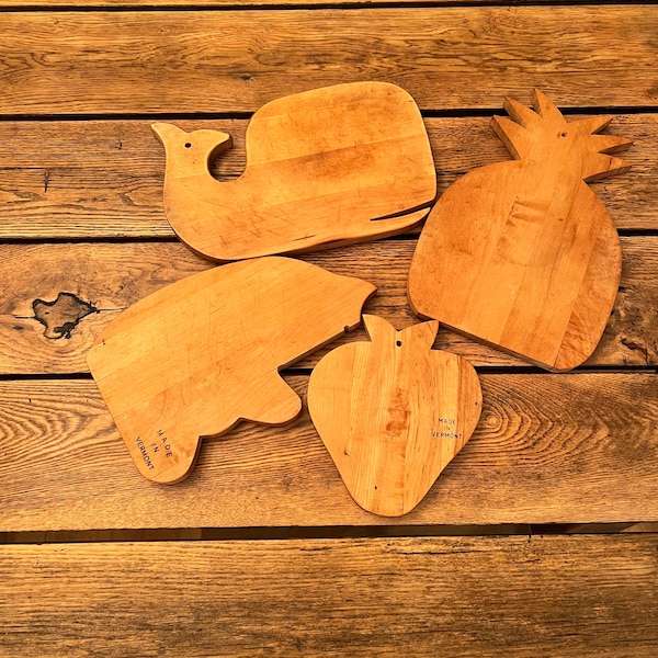 Wood Whale Cutting Board Etsy