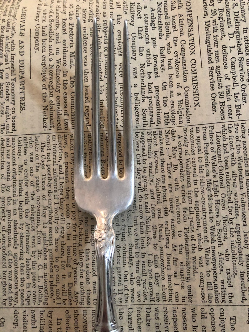 Antique Rogers Brothers 1847 Wm Rogers Ashland Fork/silver Etsy