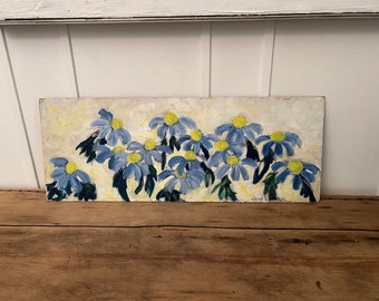 Flower Painting/Vintage Flower Painting/Vintage Wall Art/Flower Wall Art