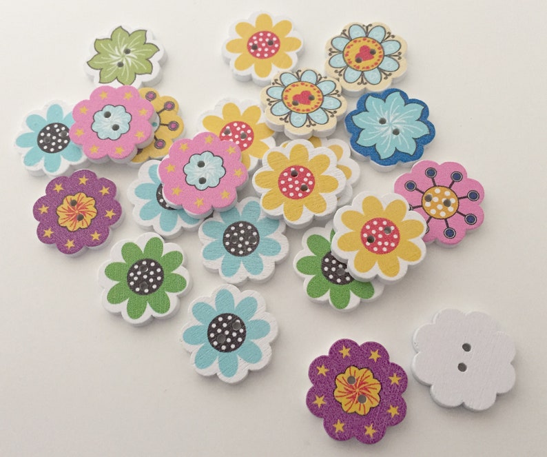 Sew Through Buttons 3mm Multi-coloured 50 Pack Approx