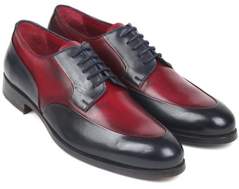 Camel /& Bordeaux Leather Boots Paul Parkman Men/'s Green ID#BT533SPR