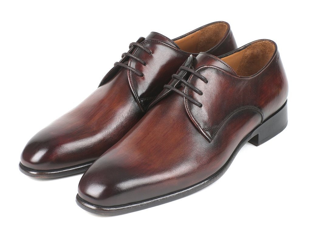 Paul Parkman Antique Brown Derby Shoes - 696AT51