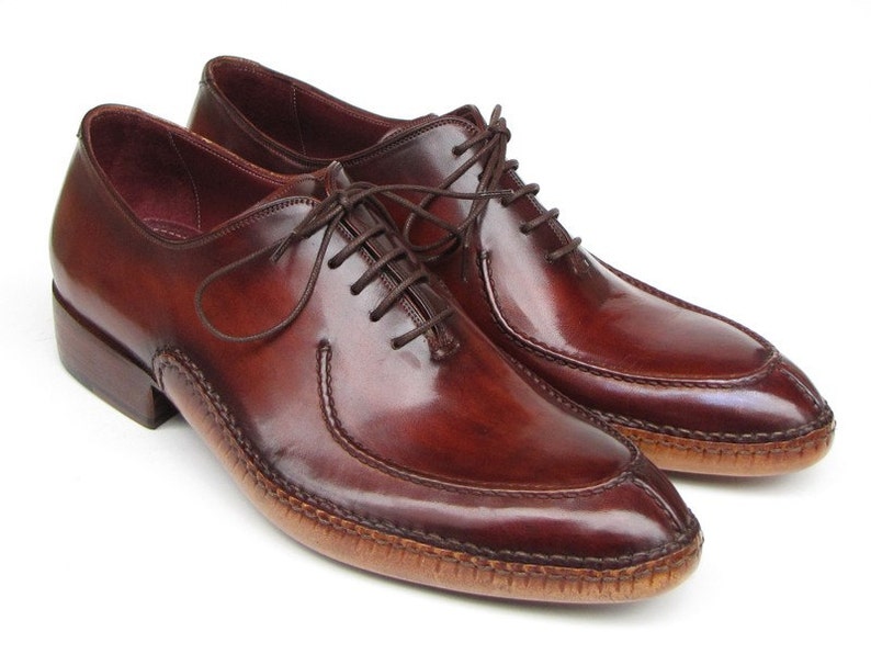 Paul Parkman Men's Side Handsewn Split-toe Burgundy - Etsy