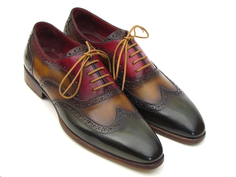 Paul Parkman Men's Three Tone Wingtip Oxfords IDPP22F75 - Etsy