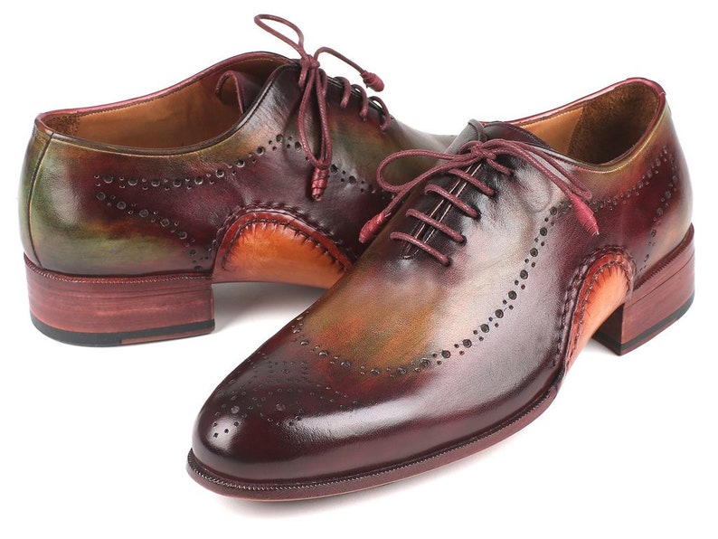 Paul Parkman Opanka Construction Oxfords Green - 86A5-GRN main image 0