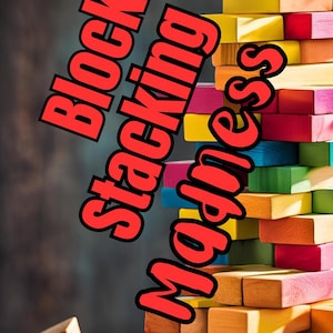 Block Stacking Madness é uma expansão ou um jogo de cartas complementar a qualquer jogo de empilhamento de blocos, como Jenga, Tumbling Tower e Oojami. Primeira edição!