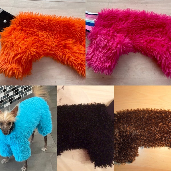 SM   Sheep Faux Fur Neck Pajamas   color in drop down n 20% goes to Crest Care Rescue