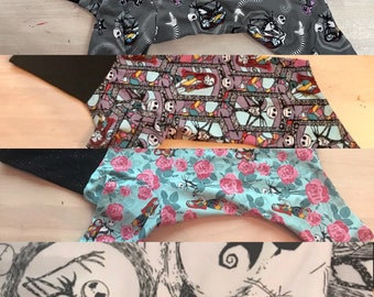 LG Nightmare Before Xmas Sally (cotton), Jack (fleece), Jack (cotton), Roses (cotton) Pajamas, Ruffles OR Shirt Turtle Neck