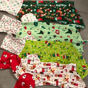 MD Premade Cotton Knit Turtle Neck Pajamas PJ's Medium Designs in drop down 20% goes to Crest Care afbeelding 3