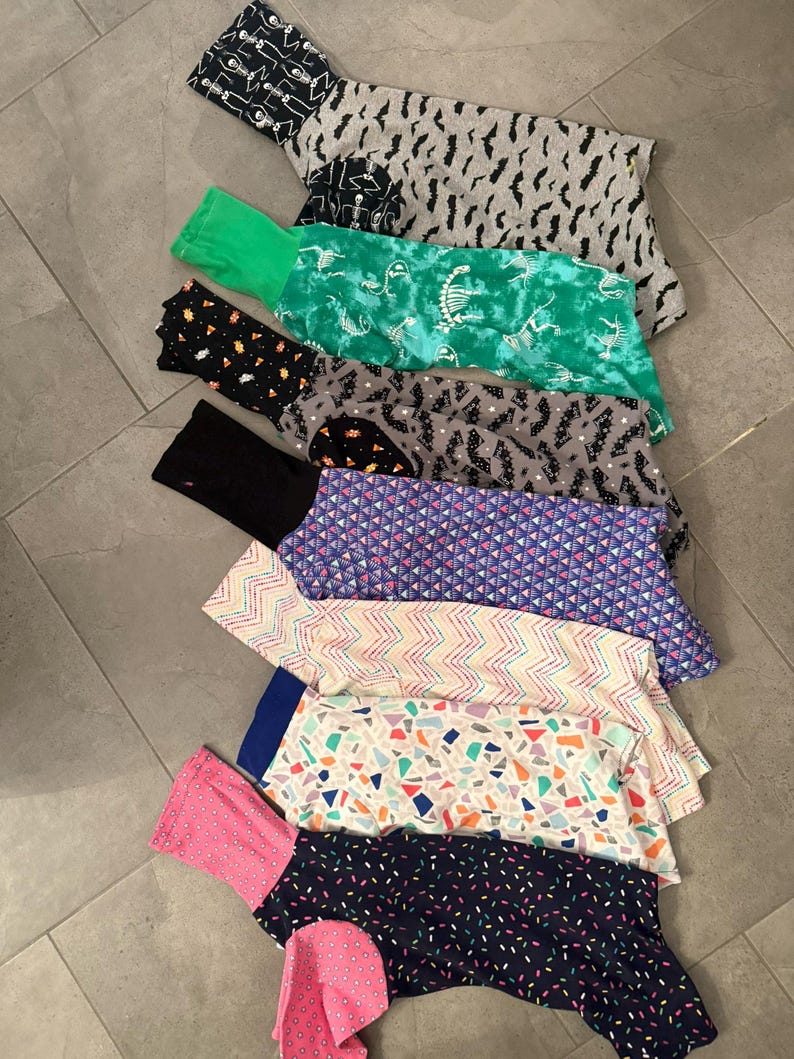 MD Premade Cotton Knit Turtle Neck Pajamas PJ's Medium Designs in drop down 20% goes to Crest Care afbeelding 2