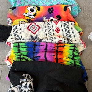 SM Premade Fleece Designs Listed in Drop Down Fleece Turtle Neck Jammies Pajamas 20% to Rescue image 2