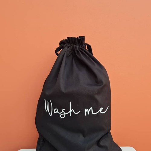 Torba na brudne pranie Wash Me | torba podróżna | Czarna