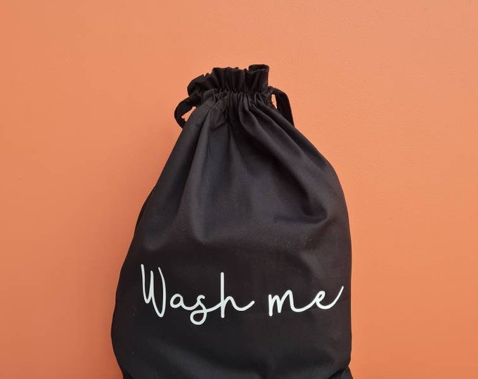 Wash Me dirty laundry bag | travel bag | Black