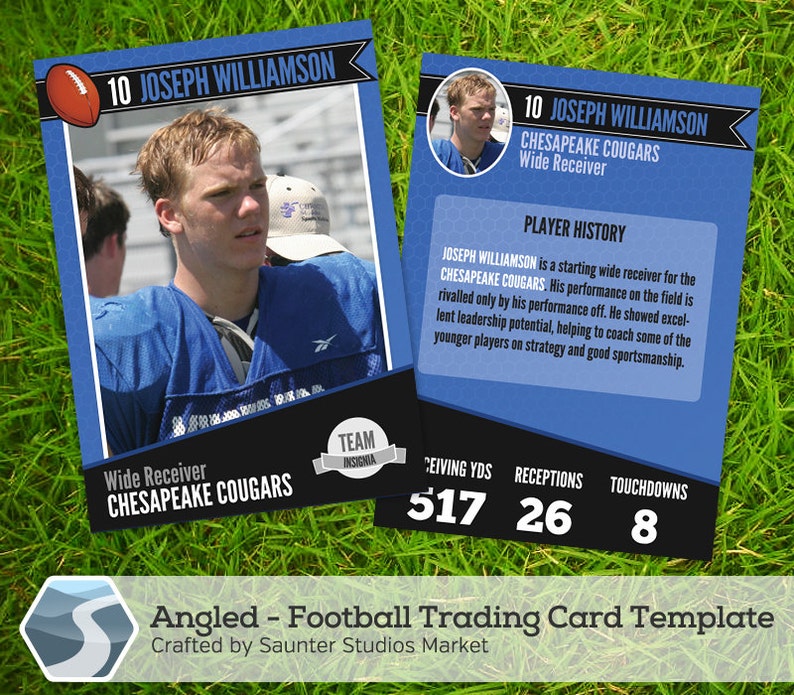 Soccer Trading Card Template