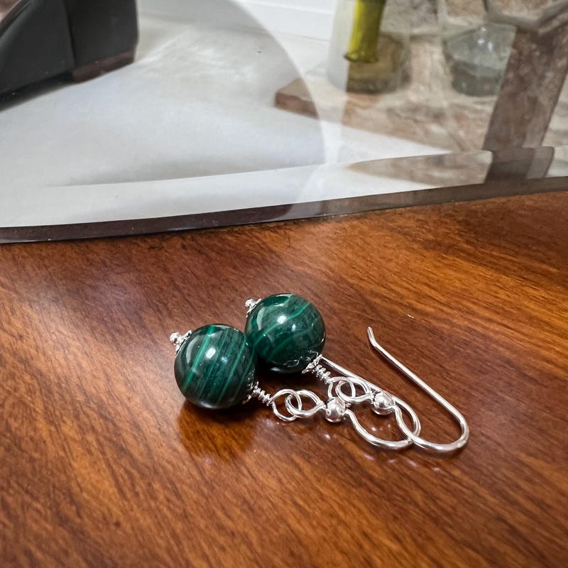 Malachite Earrings main image 1