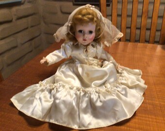 antique bride doll