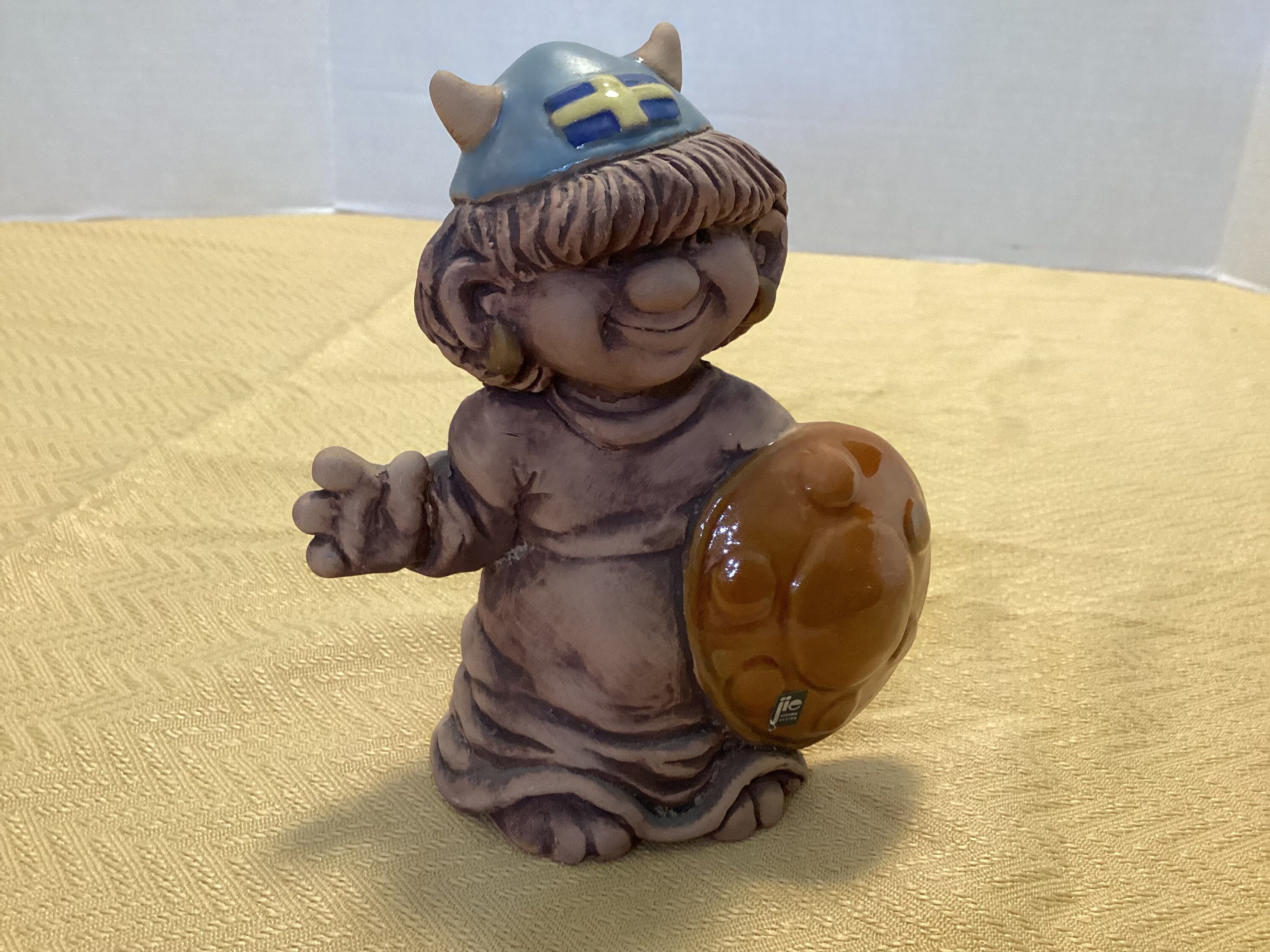 Vintage Eva Jarenskog JIE Gantofta Sweden Ceramic Viking Troll