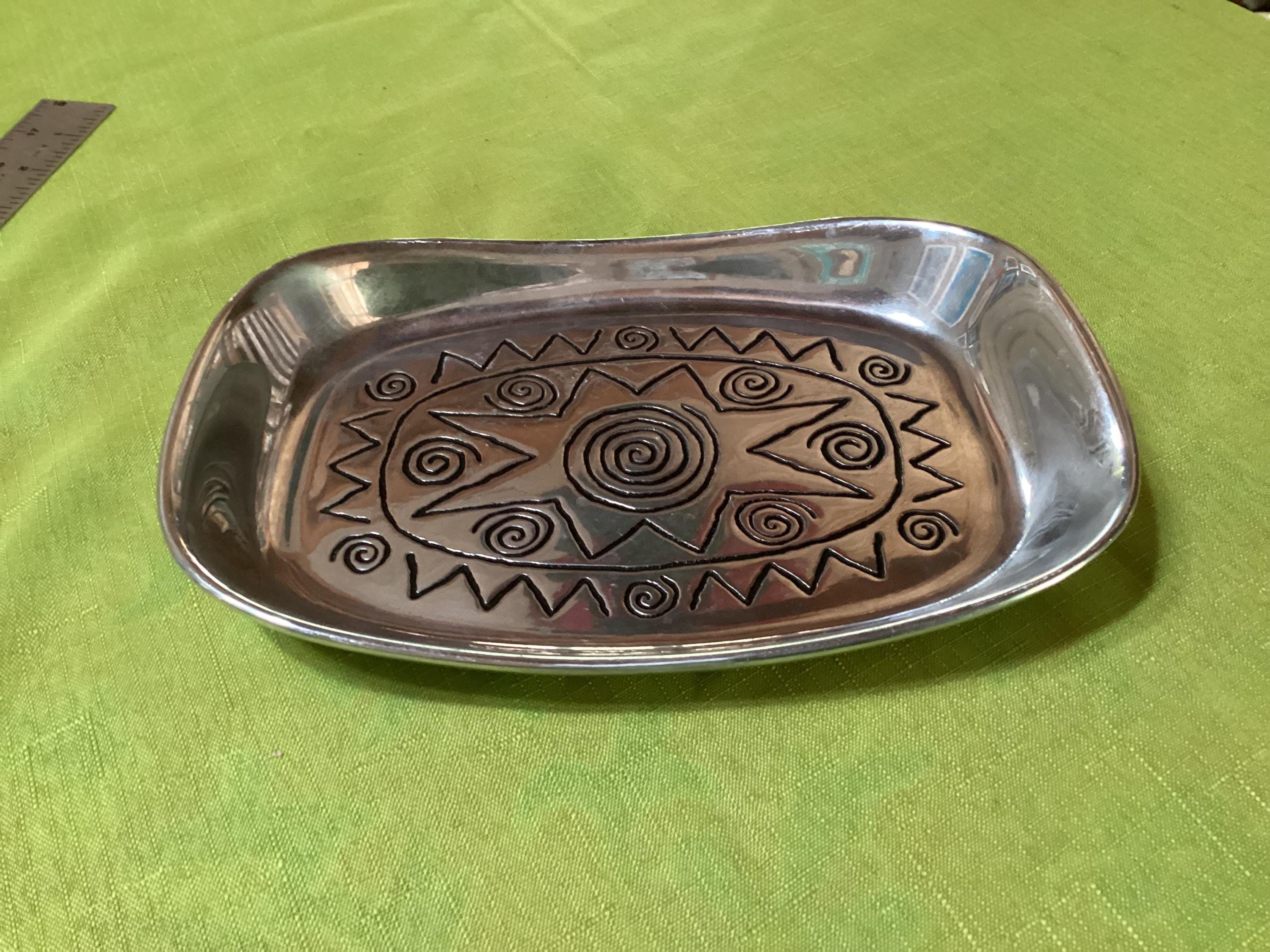 Vintage Wilton Armetale Pewter Reggae Bread Plate - Etsy India