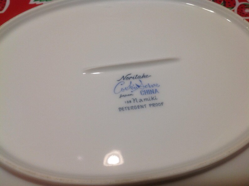 Vintage Noritake Namiki Cook N Serve serving bowl image 3