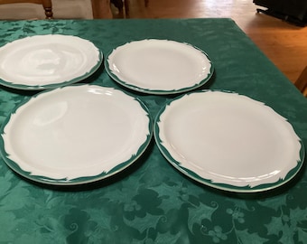 Vintage Caribe China restaurant ware dinner plates