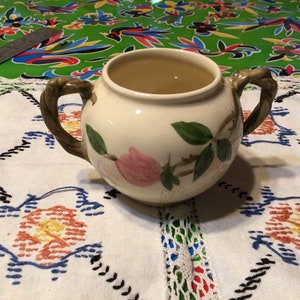 Vintage Franciscan Desert Rose Zuckerdose (ohne Deckel)