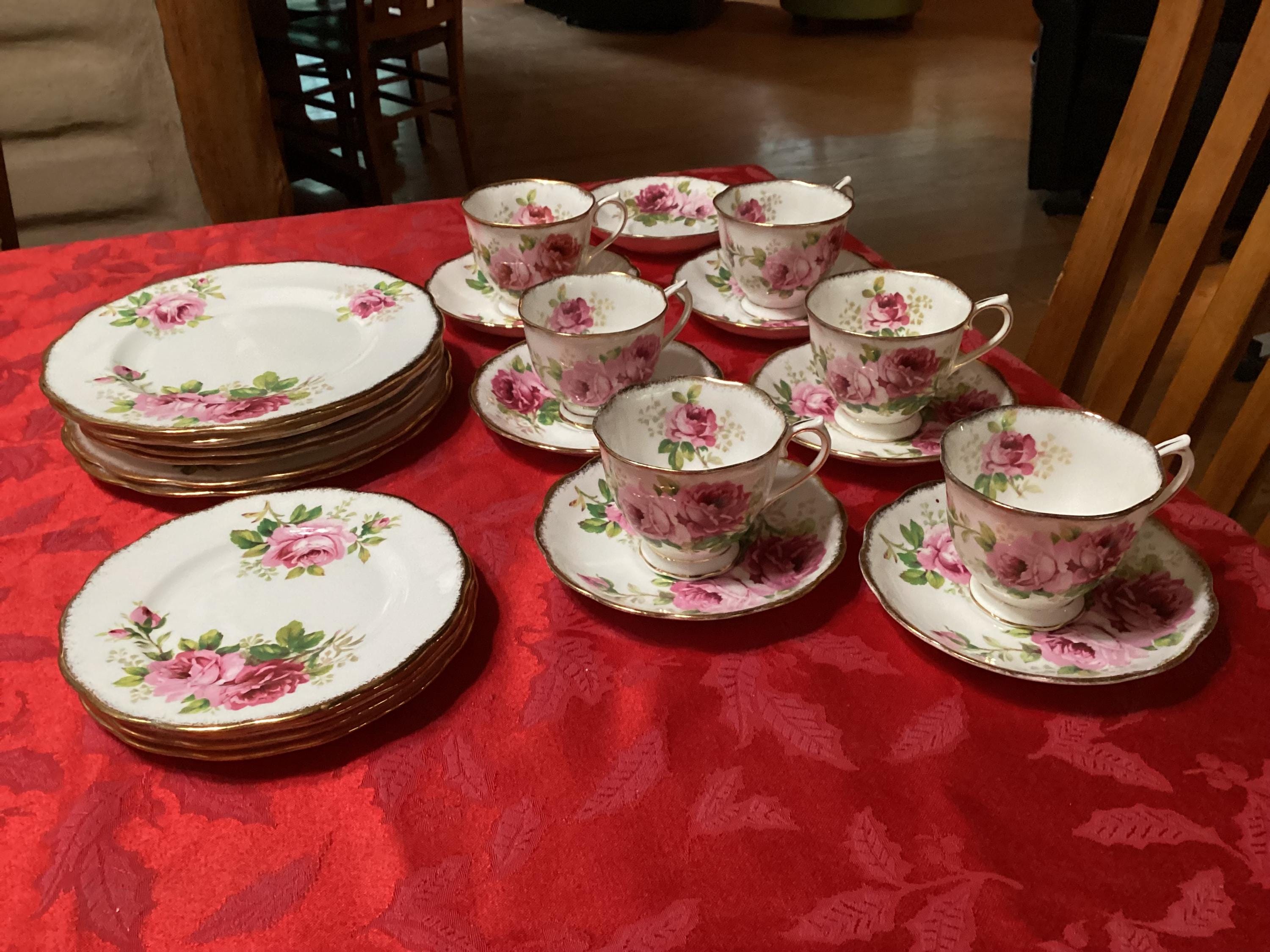 Royal albert american beauty - Etsy 日本