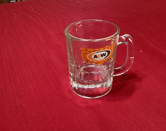 Vintage A & W small glass root beer mug
