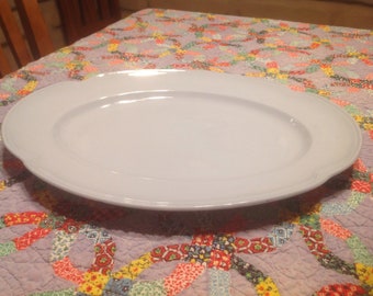 Vintage Greydawn Johnson Brothers powder blue oval platter- England