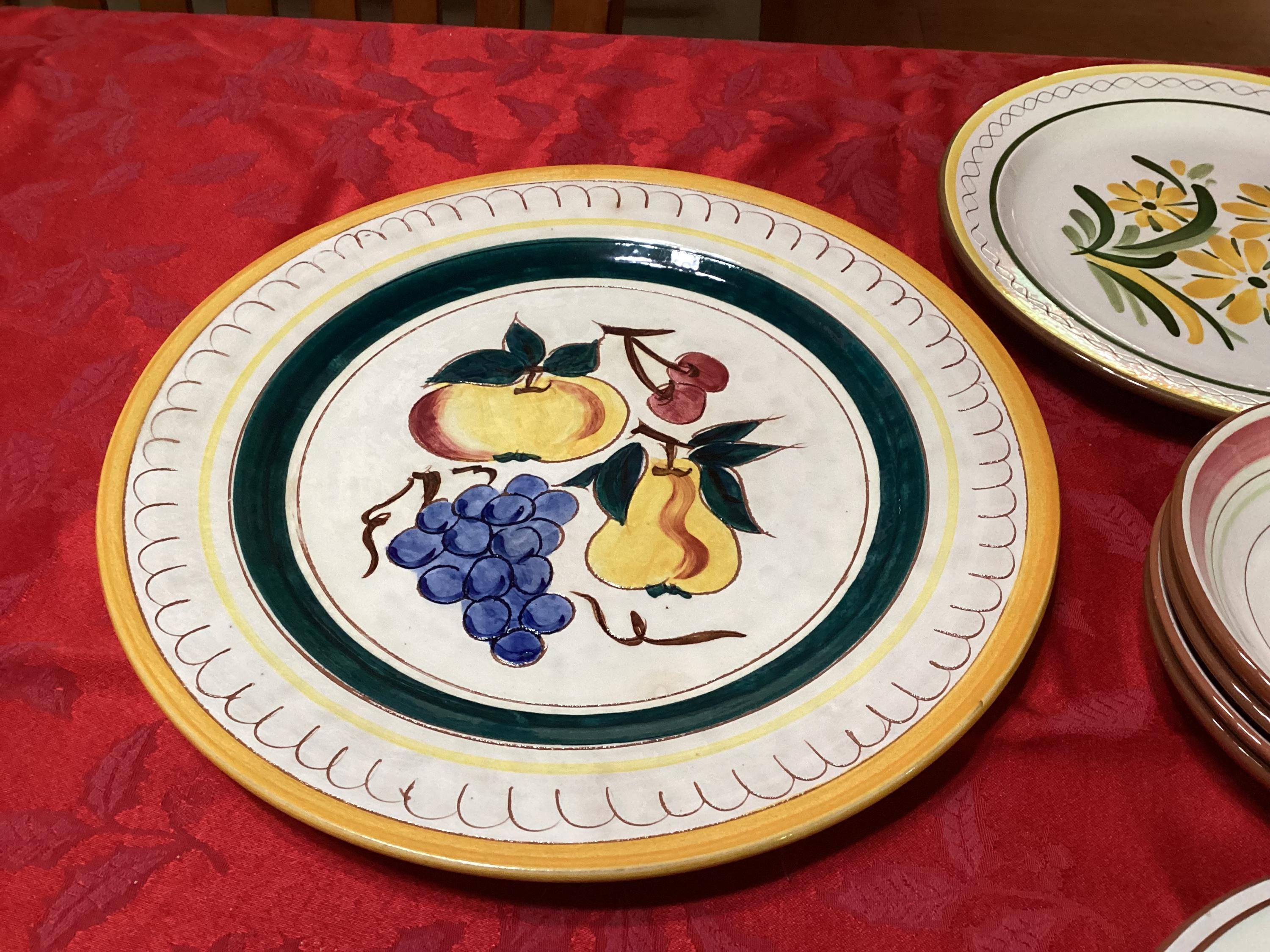 Vintage Stangl Pottery Extravaganza- Hand Painted Wild Rose Dish
