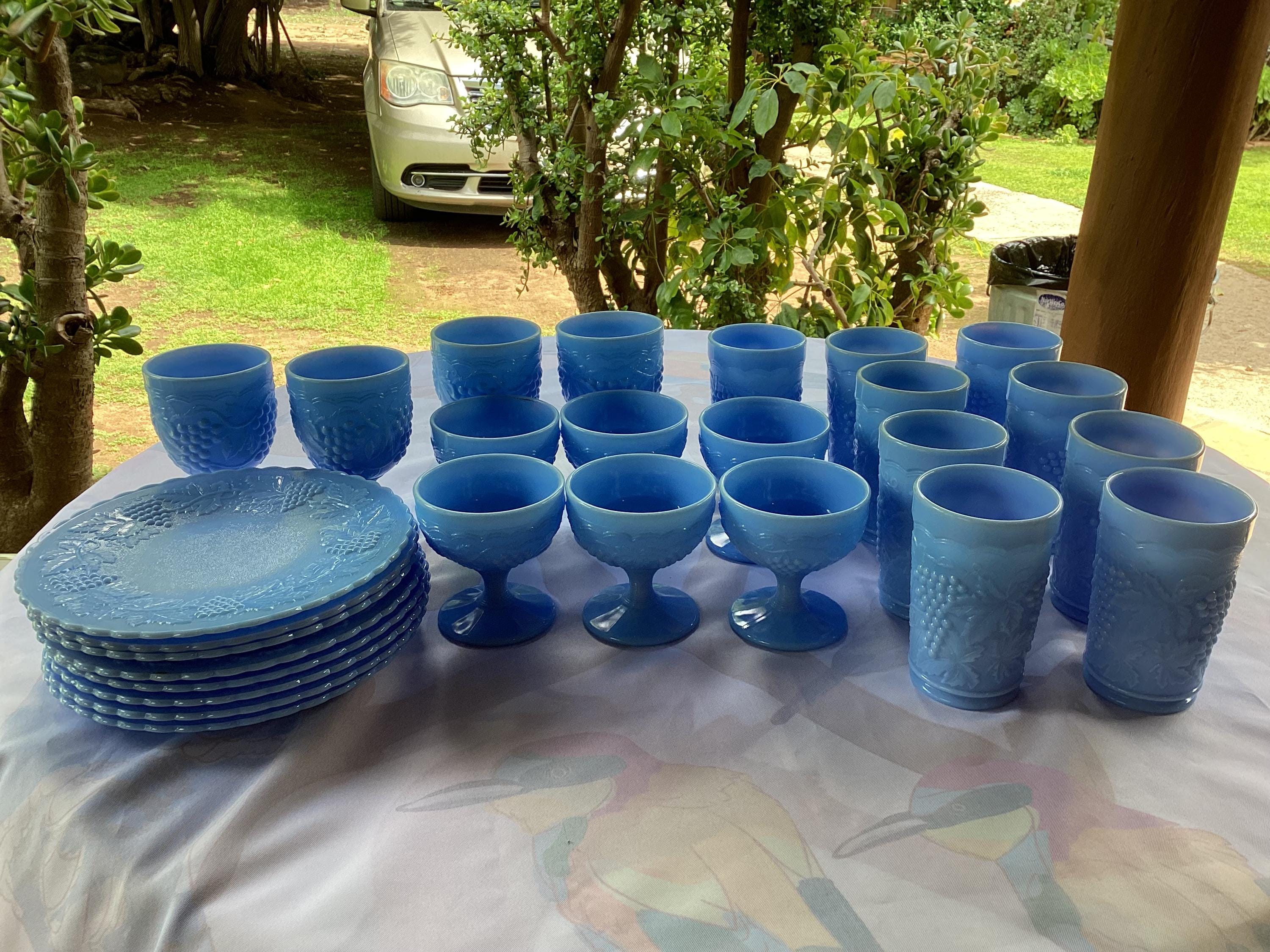 Purple Plates Denby Imperial Blue Dinnerware Set, 12 Piece At John