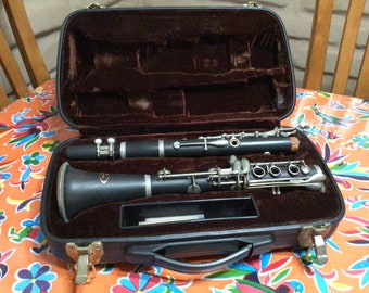 Vintage Palm clarinet in carrying case