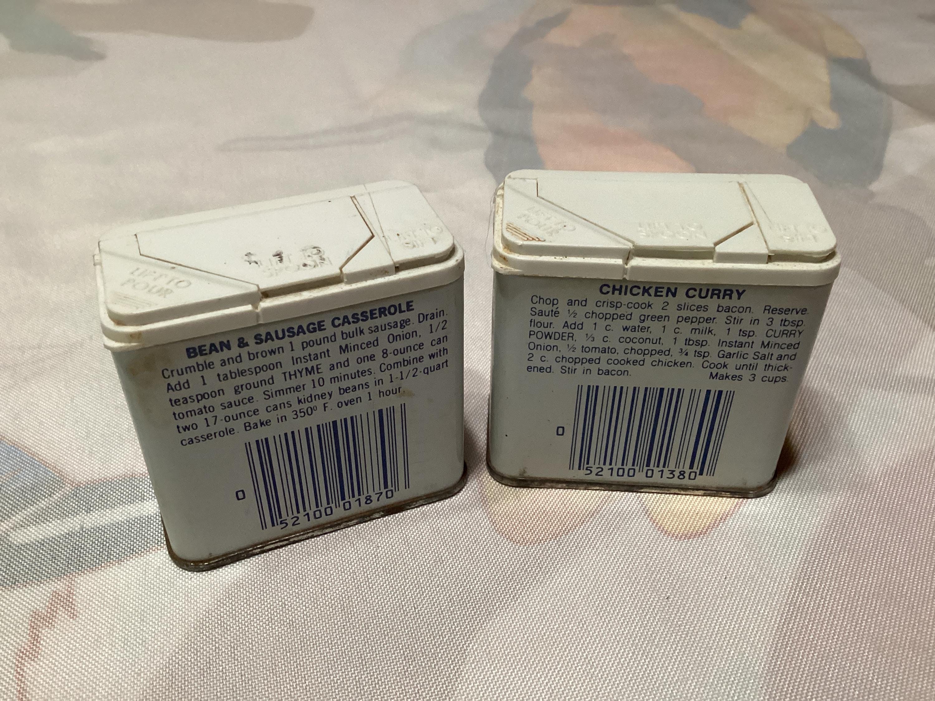 Vintage Spice Tins- 25 Count From the 50s, 60s, and 70s- Schilling