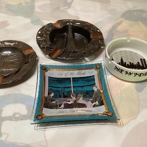 コレクション 1958's USAirForceAcademy zippo& ashtray Vintage Souvenir Ash Trays- Top of the Mark, San Francisco, Paris