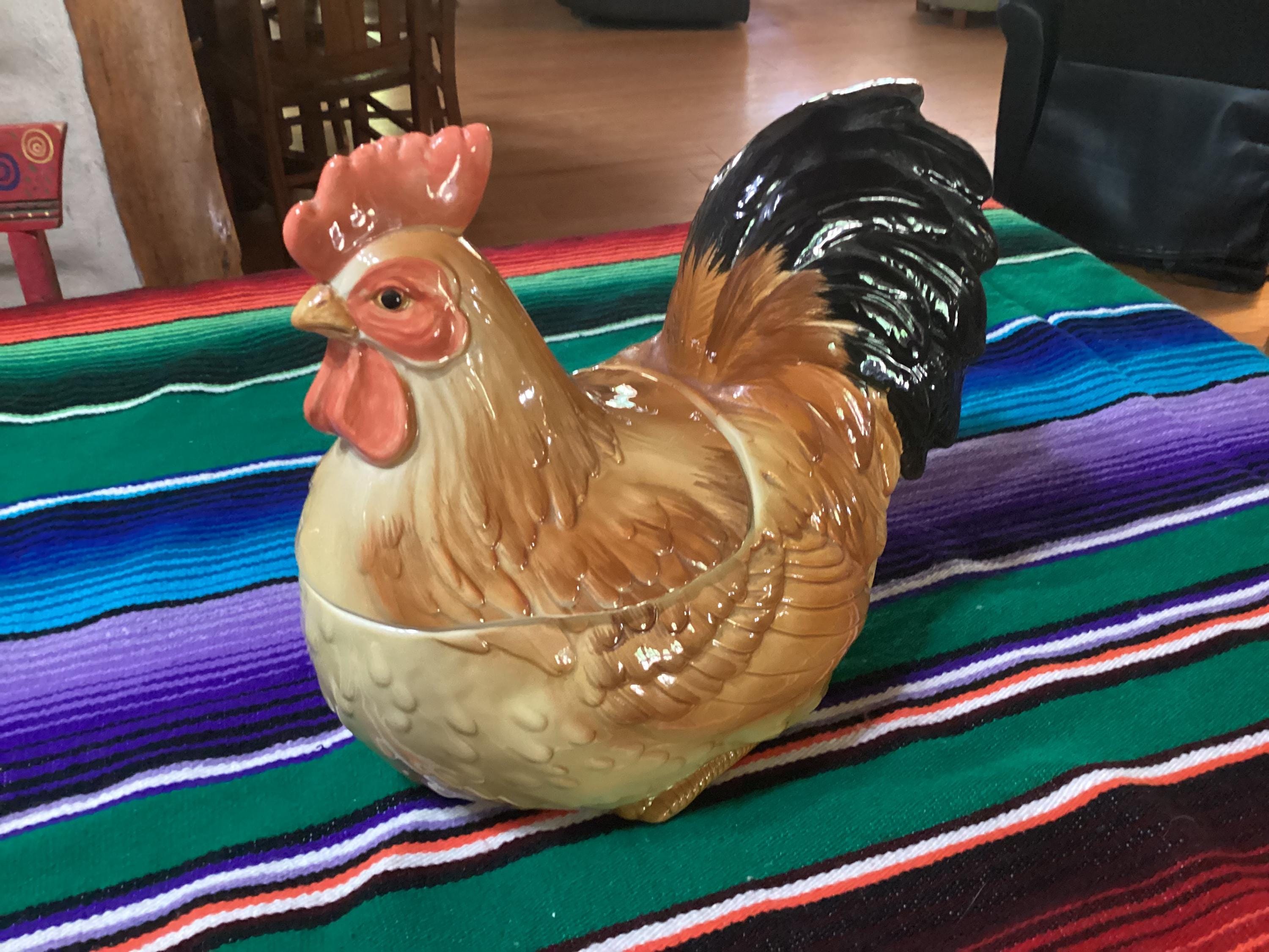 ミルクガラス お花 オリーブ ビネガー 入れ セット  ヴィンテージ カントリー Vintage Otagiri Rooster Cookie Jar- Japan - Etsy