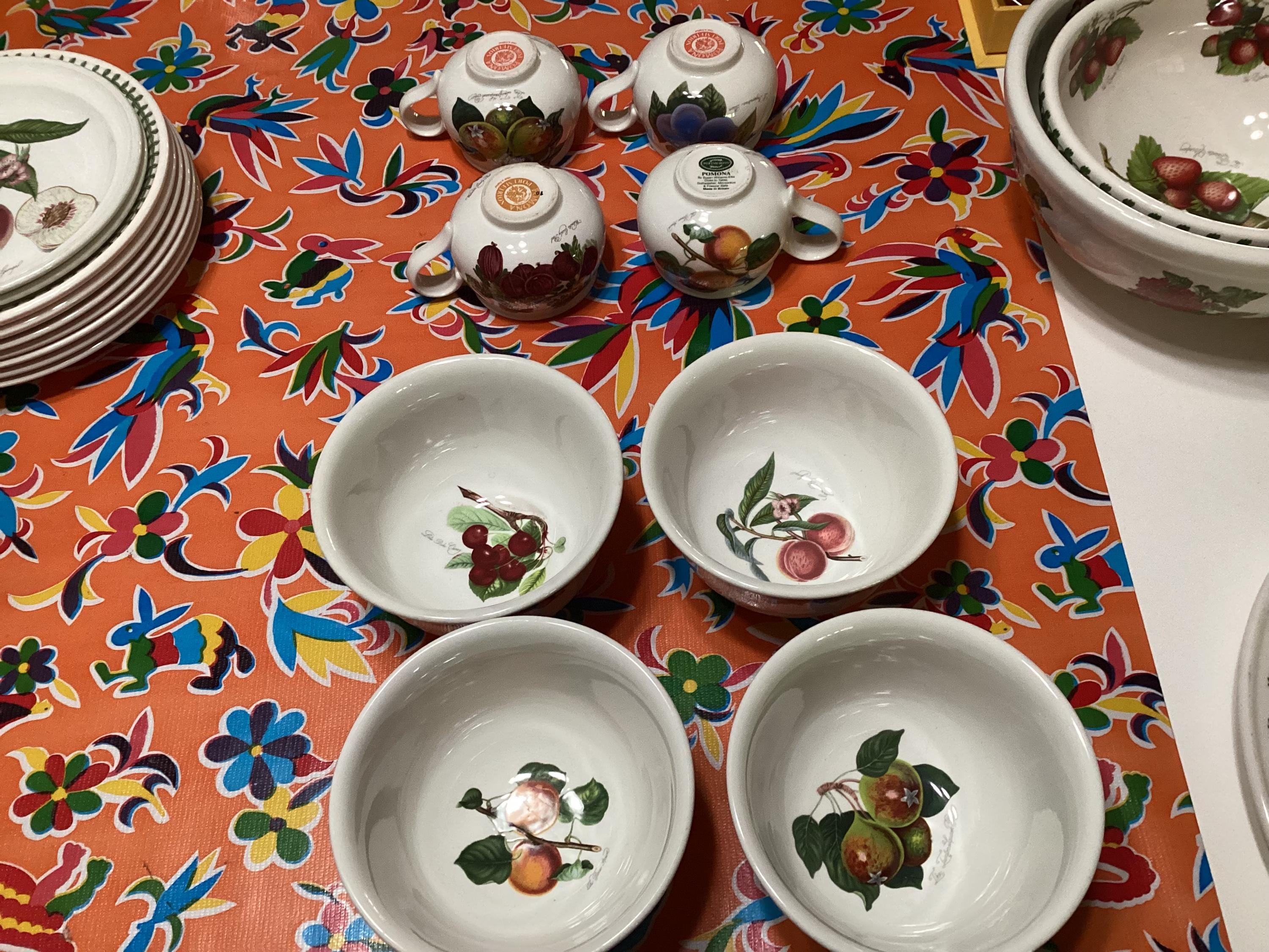 portmeirionEnglandヴィンテージオーブンウェア Vintage Portmeirion Susan Williams-ellis Pomona Dinnerware Set