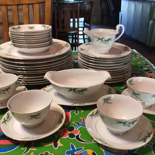 Vintage Harmony House Mandarin porcelain dish set- Japan, sets sold separately