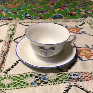 Vintage Gustavsberg Porcelain tea cup and saucer- Sweden