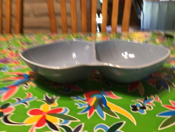 Vintage Handcrafted Winfield China Blue Pacific Divided Serving