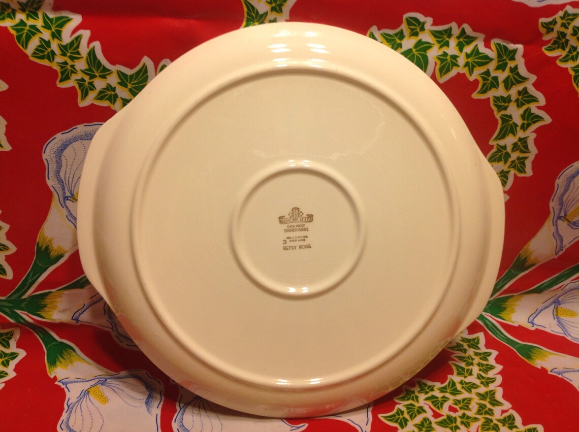 Vintage Harmony House Betsy Rose Dinnerware Platter With Etsy