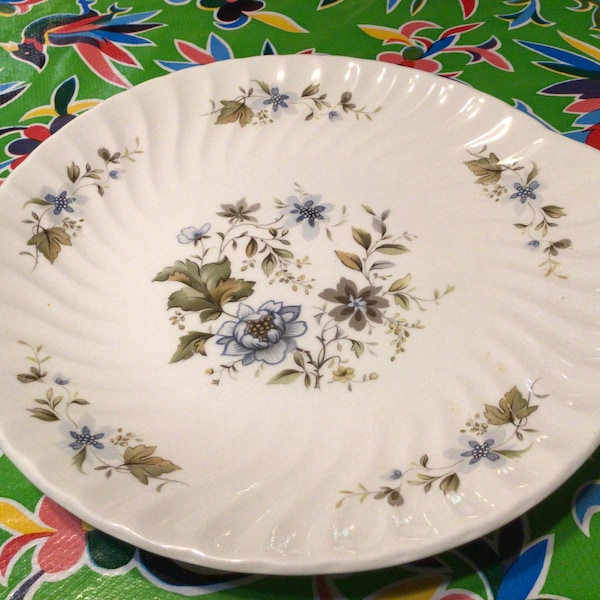 Vintage Ridgway “Arlene” Serving Cake Plate,  Ironstone,  Made In England