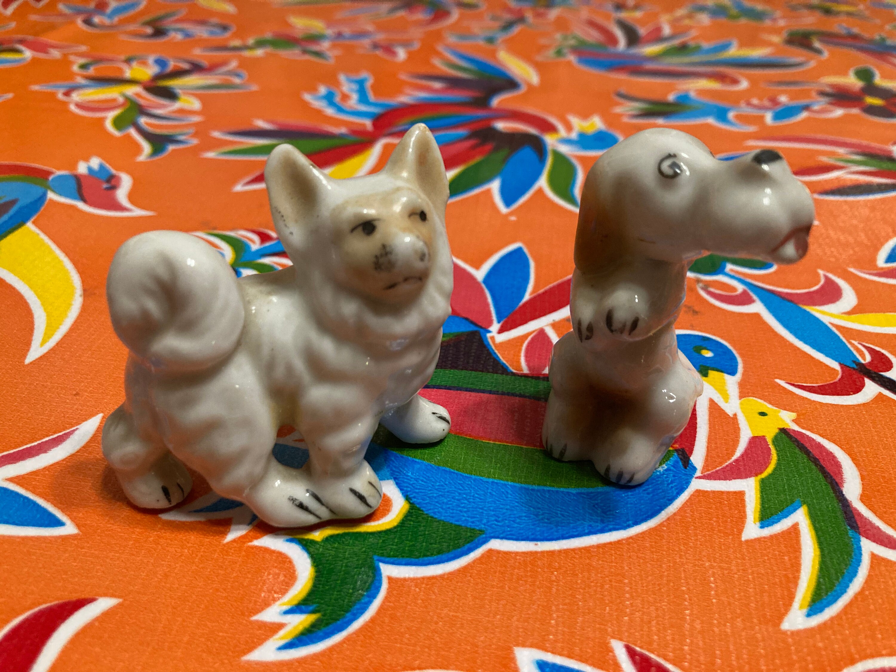 日本製の陶器製犬の置物のヴィンテージセット（別売り） - Etsy 日本