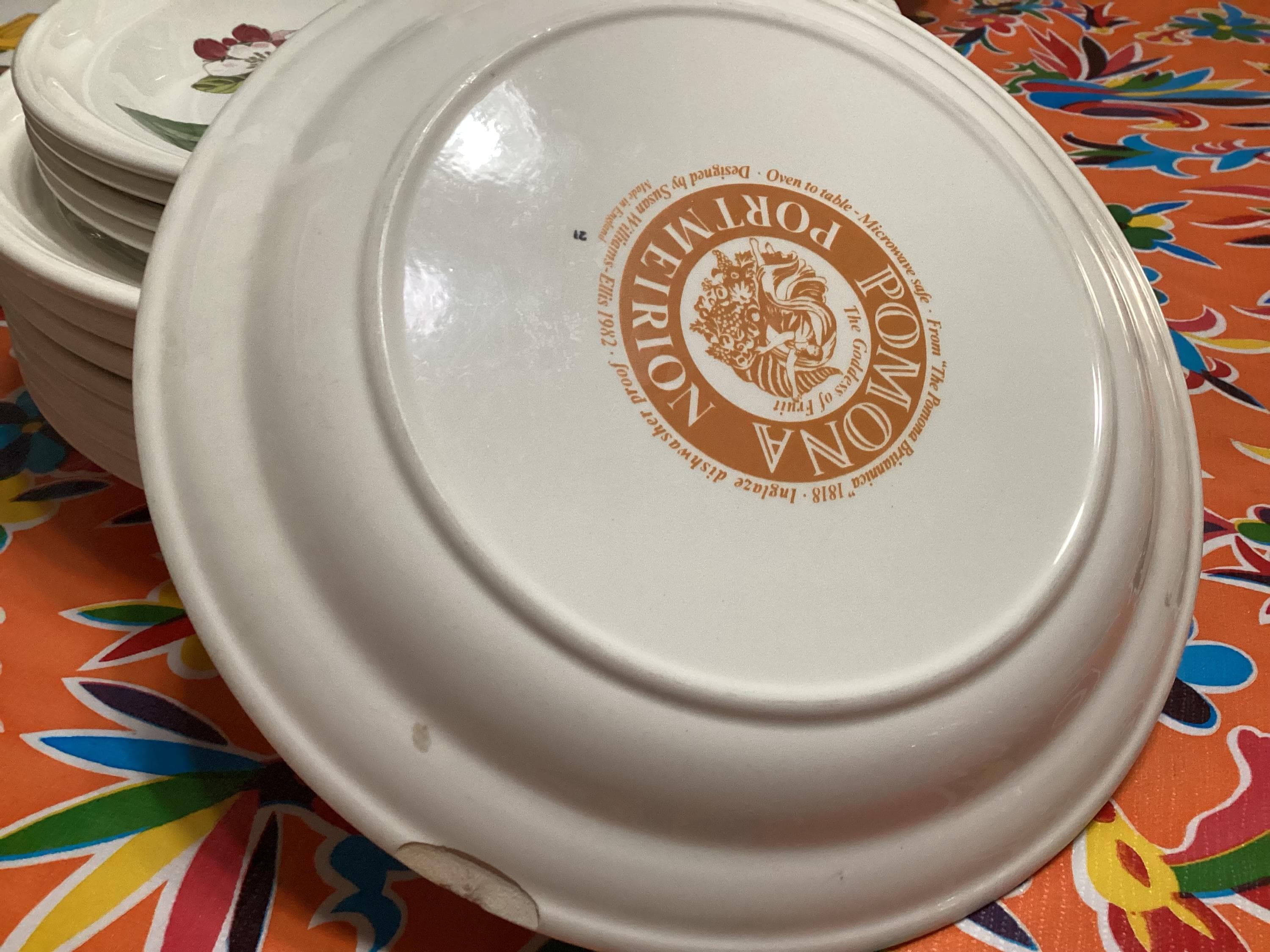 Vintage Portmeirion Susan Williams-ellis Pomona Dinnerware Set