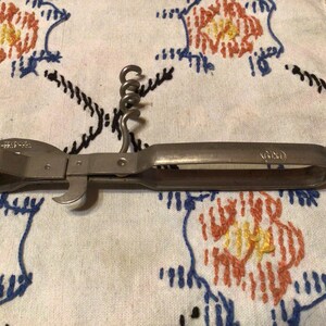 Vintage Ekco can and bottle opener and corkscrew