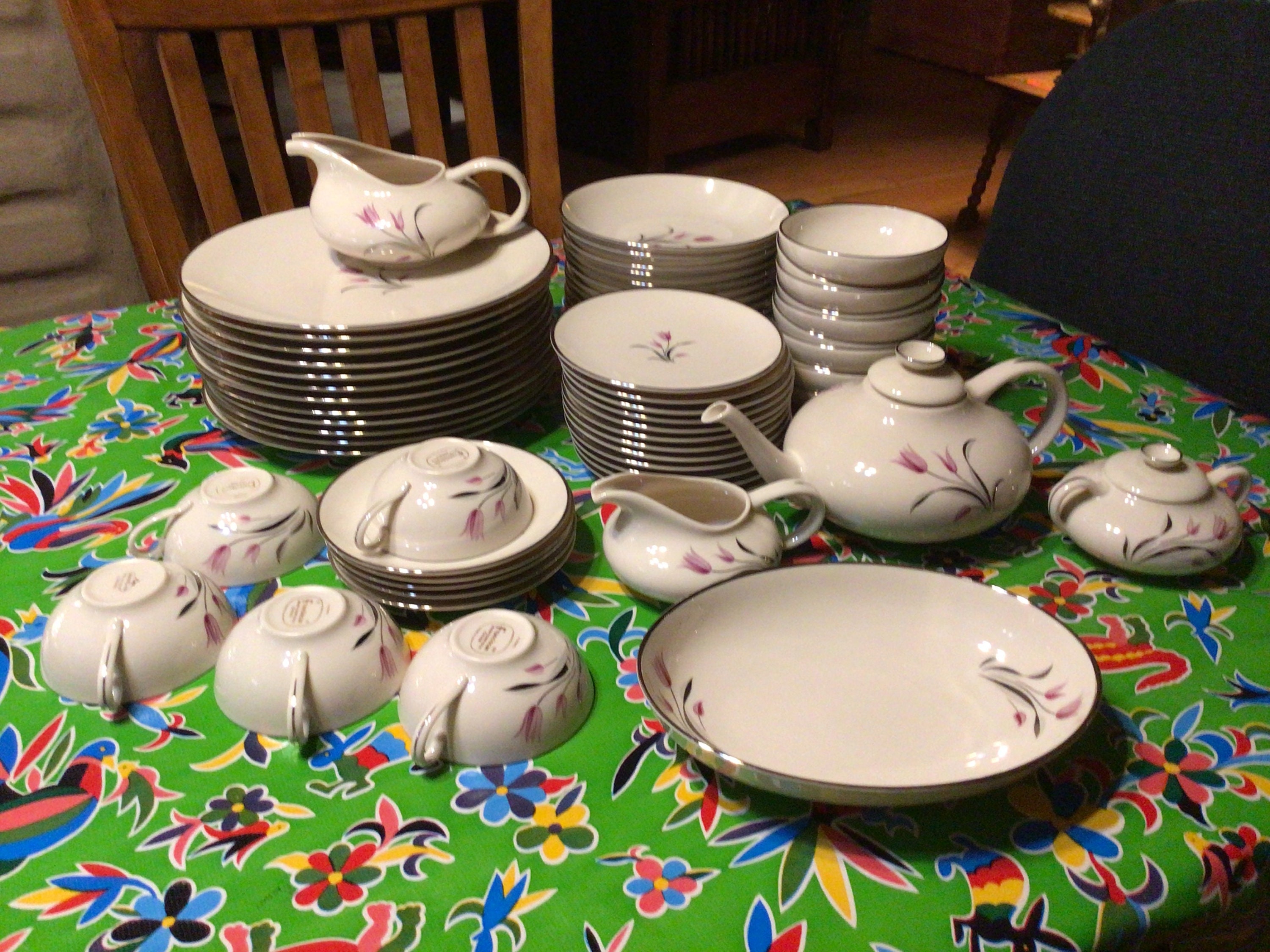 USA製フランシスカンのプレート5枚セット ミッドセンチュリー