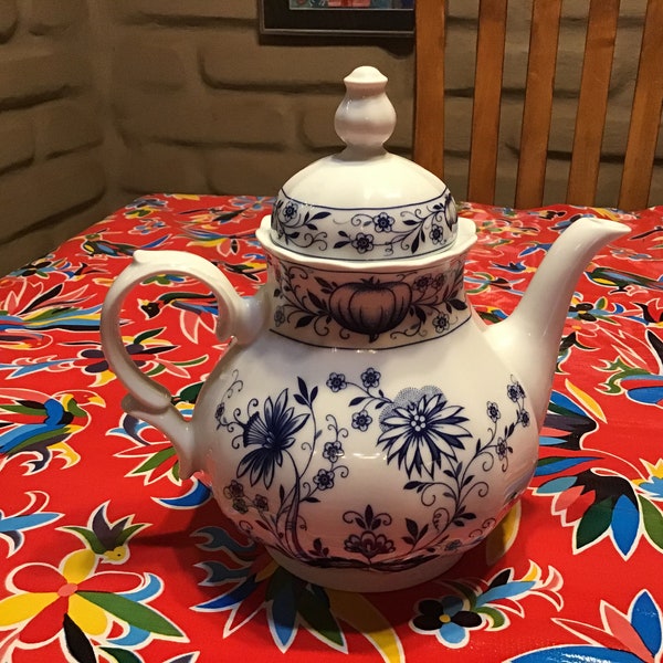 Porcelain Teapot Etsy
